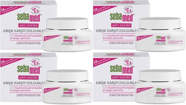 Sebamed Kırışık Karşıtı Dolgunlaştırıcı Antı-Ageıng Krem 50ML (4 Lü Set) - Image 1