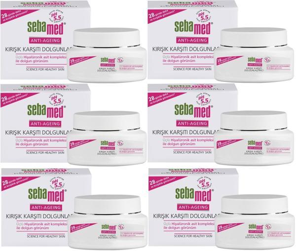 Sebamed Kırışık Karşıtı Dolgunlaştırıcı Antı-Ageıng Krem 50ML (6 Lı Set) - Image 1