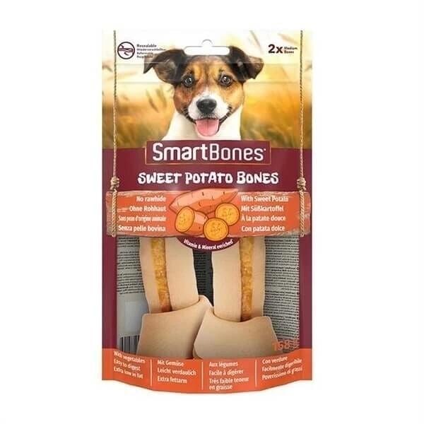 Smart Bones Tavuklu Düğüm Kemik Köpek Ödül Maması Medium 2 Adet 158 Gr - Image 1
