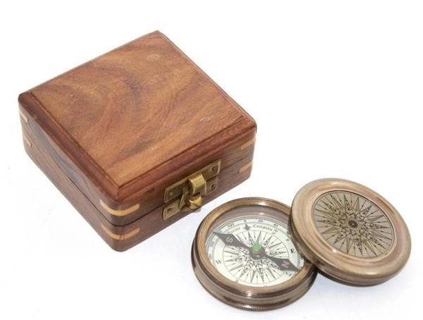 Ahşap Kutulu Pusula Ksk2127 - Image 1