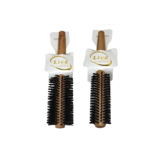 Liva 540 350 Saç Fırçası Yanmaz Profesyonel Fön Fırçası 2 Adet - Image 1