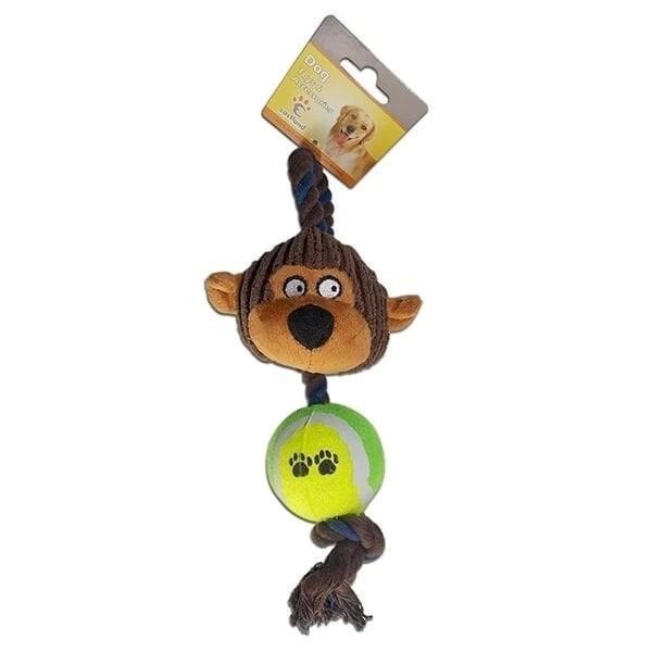 Eastland Tenis Toplu Maymun Diş İpli Köpek Oyuncağı 30 Cm - Image 1
