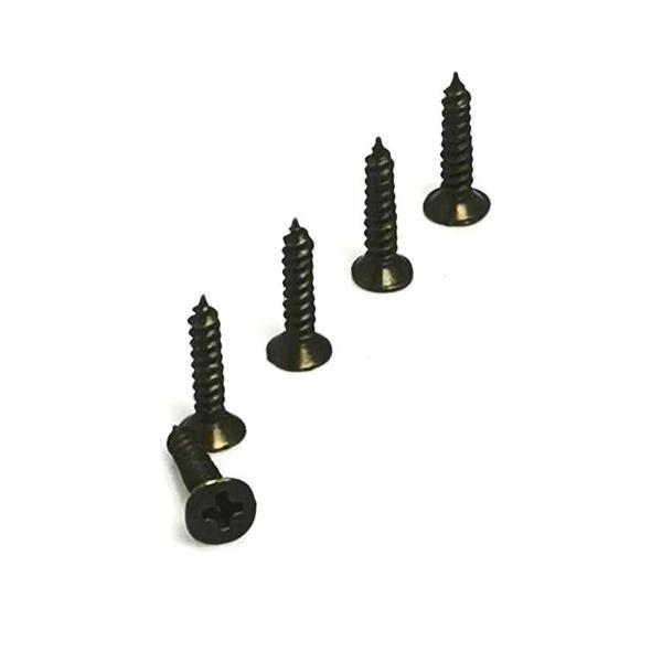 Klips, Menteşe, Ayak Vidası 2,2x7,5mm Çelik - Siyah 100 Adet - Image 1