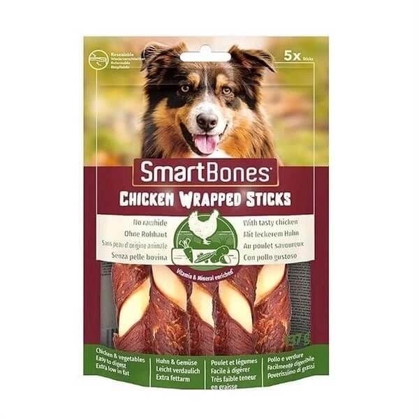 Smart Bones Tavuk Sargılı Stick Köpek Ödül Maması M 5 Li 137 Gr - Image 1