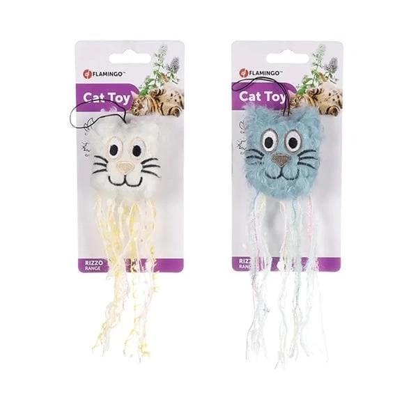 Flamingo Rizzo Kedi Şeklinde Peluş Kedi Oyuncağı 21 Cm - Image 1
