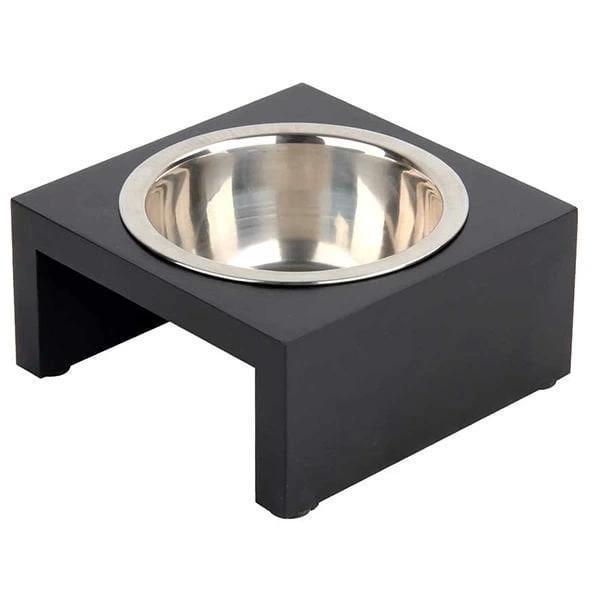 Pawise Ahşap Standlı Ayaklı Kedi ve Köpek Mama Kabı 1750 Ml - Image 1