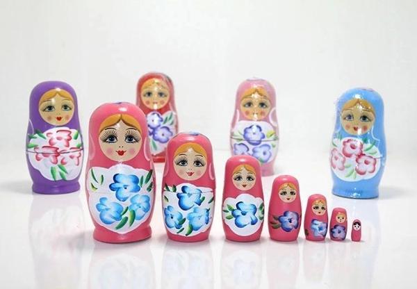 7'li Ahşap Matruşka Alk1202 - Image 1