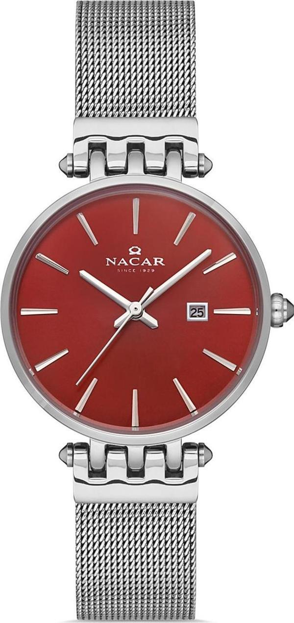 Nacar NC34-390506-ARM Çelik Hasır Band Kadın Kol Saati - Image 1