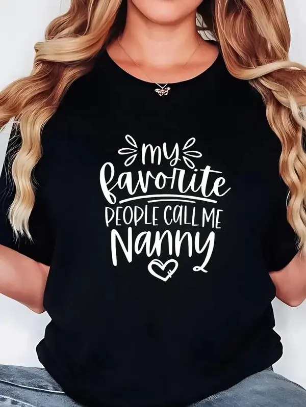 20/1 Penye Compack Baskılı Oversize Bisiklet Yaka Kısa Kol T-shirt - Siyah - Image 1