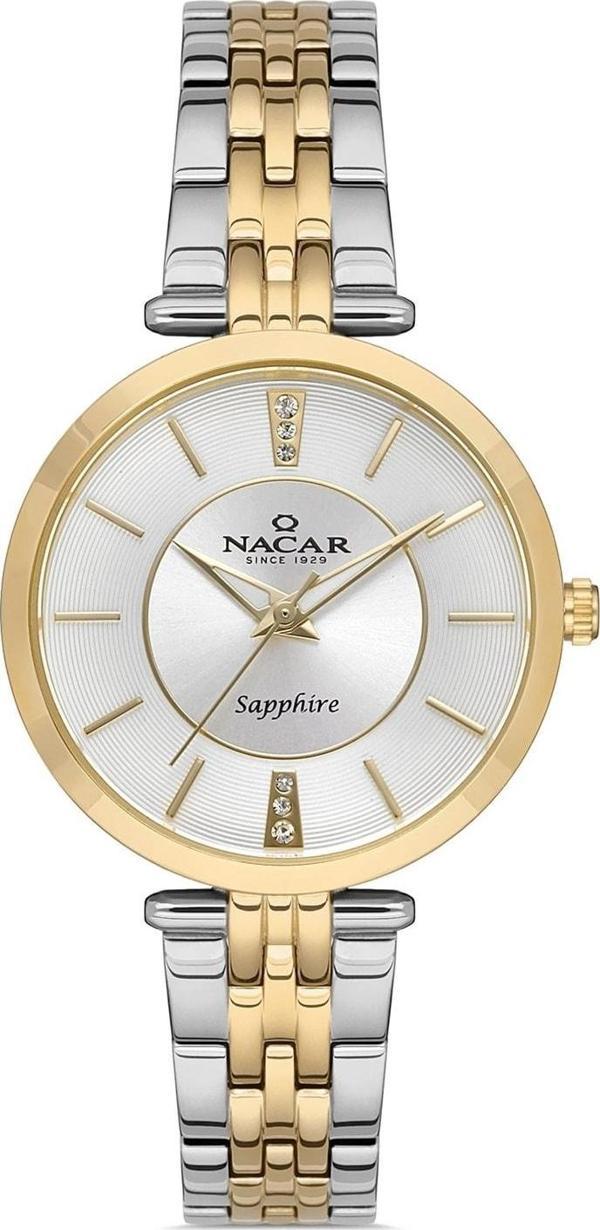 Nacar NC34-39B324-CSM Çelik - Sarı Metal Band Kadın Kol Saati - Image 1