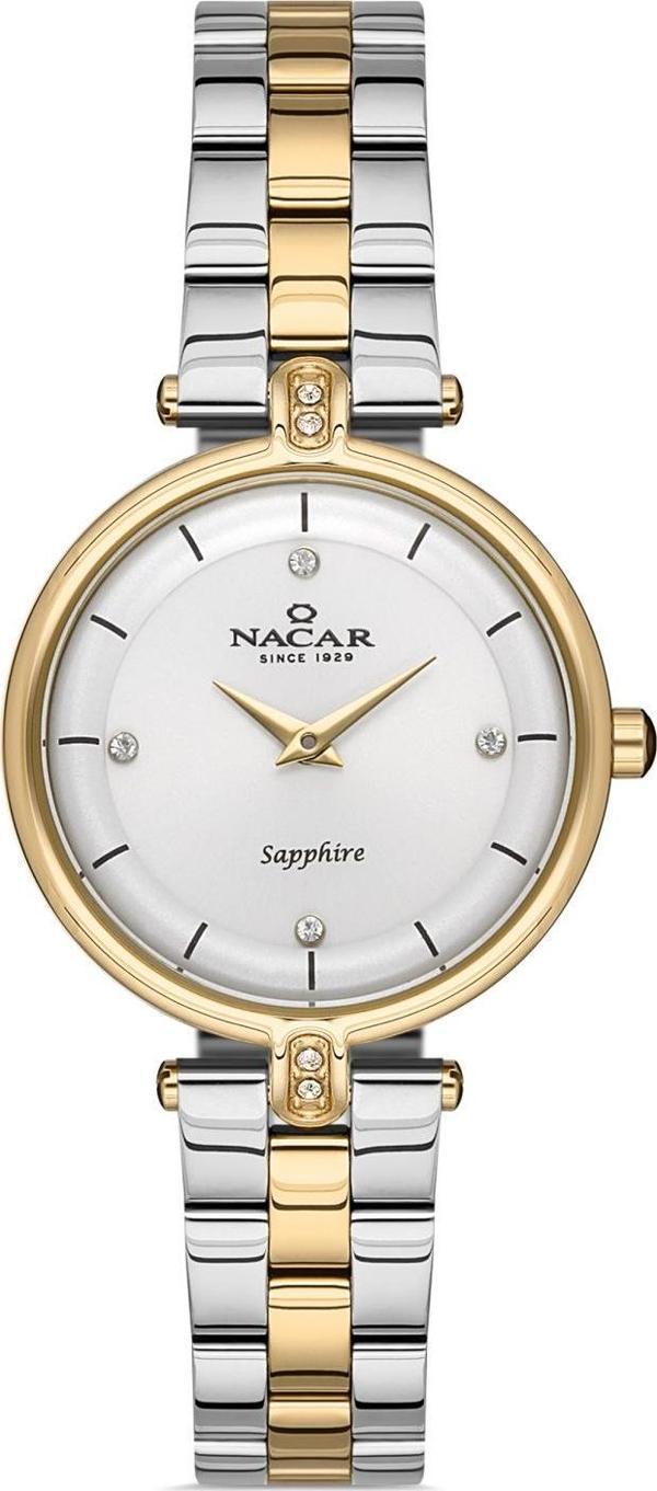 Nacar NC34-39C714-CSMS Çelik - Sarı Metal Band Kadın Kol Saati - Image 1