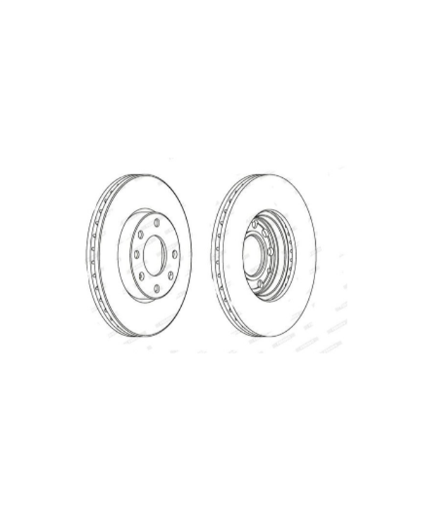 Opel Astra G 1998-2009 Ön Fren Diski Havalı - Image 1