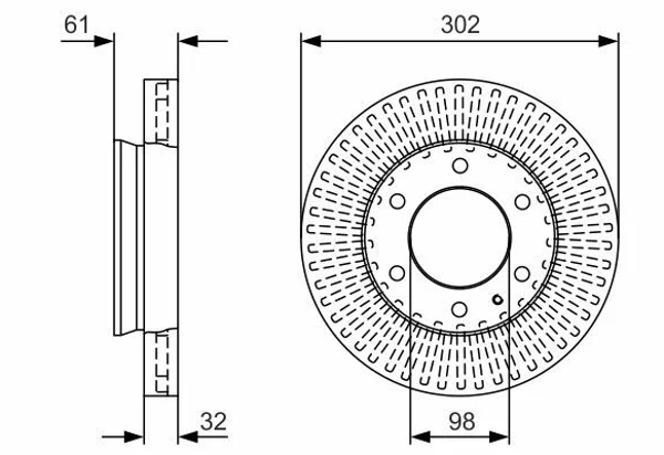Ford Ranger 2011-2019 Ön Fren Disk Takımı - Image 1