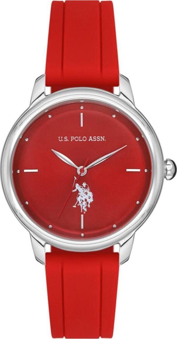 U.S. Polo Assn. Kadın Kırmızı Kol Saati Uspa2031-04 - Image 1