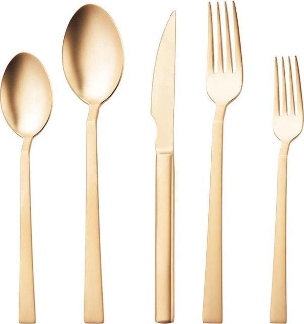 Schafer Goldish Çatal Kaşık Bıçak Takımı 72 Parça Altın 1S2401-11001-ALT03 - Image 1