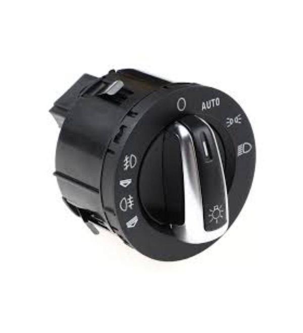 Audi Q7 4LB 2011-2015 / A6 4F2 2004-2011 Ön-Arka Sisli Otomatik Far Krom Far Anahtarı - Image 1