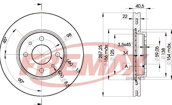 Mercedes Axor 2000-2015 Fren Diski Arka - Image 1