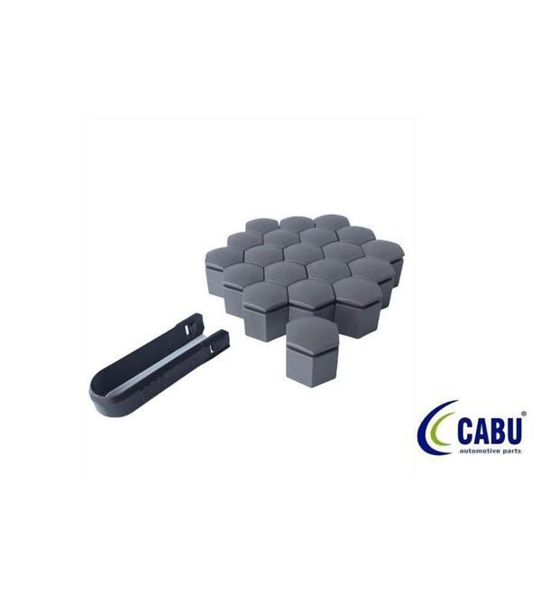 Opel Astra F G H Corsa B C D Zafira Vectra A Omega B 1993 Sonrası 22x27 mm Kömür Metalik Bijon Kapağı - Image 1