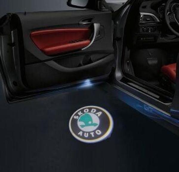 Skoda Kapı Altı Delmeli Hayalet Logo - Image 1