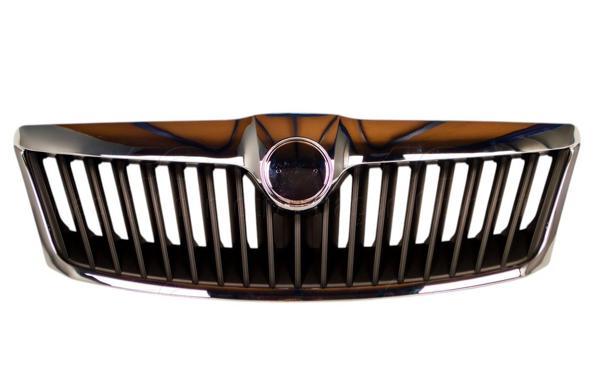 Skoda Octavia 2009-2013 Panjur Siyah Izgara Nikelajlı Çerçeveli - Image 1