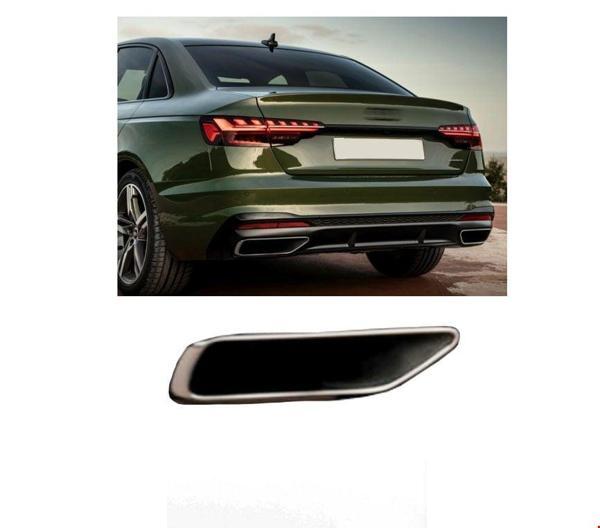 Audi A4 Arka Egzoz Ucu Sol S-line 2020 Sonrası Uyumlu - Image 1