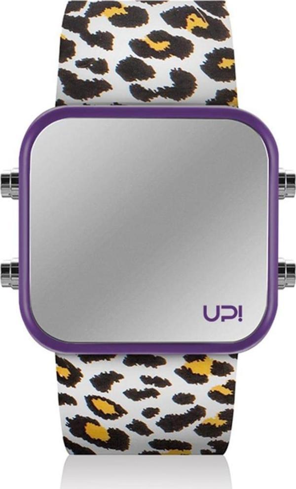 Up! Watch Unisex Kol Saati 2UPWS2018290 LED MINI PURPLE AND LEOPARD STRAP - Image 1