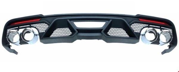 Ford Mustang Arka Difüzör Set Egzozlu Gt500 2015 Sonrası Uyumlu - Image 1