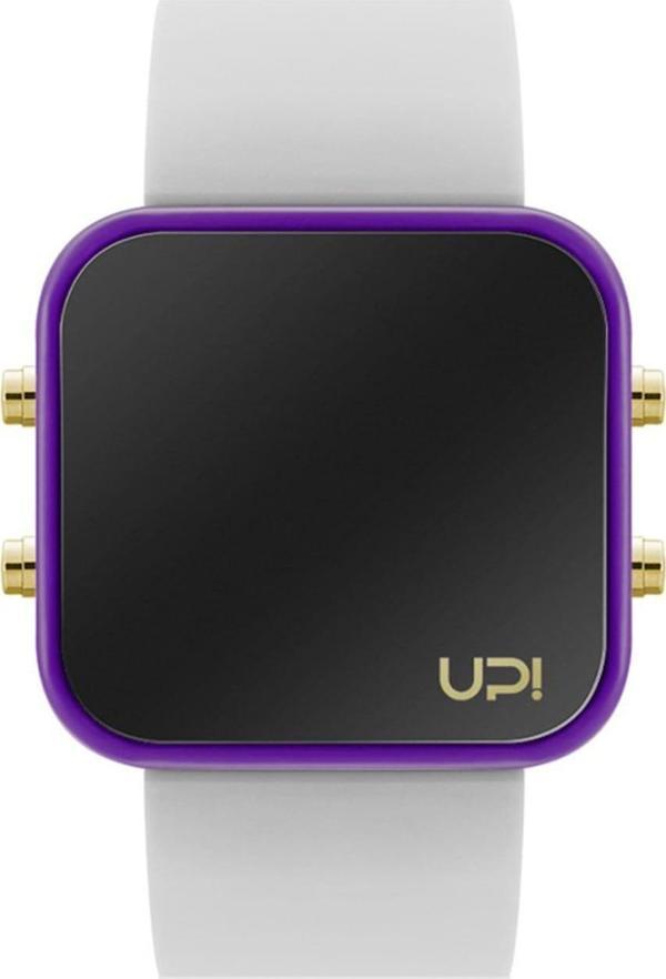 Up! Watch Unisex Kol Saati 2UPWS2018628 LED GOLD PURPLE AND WHITE STRAP - Image 1