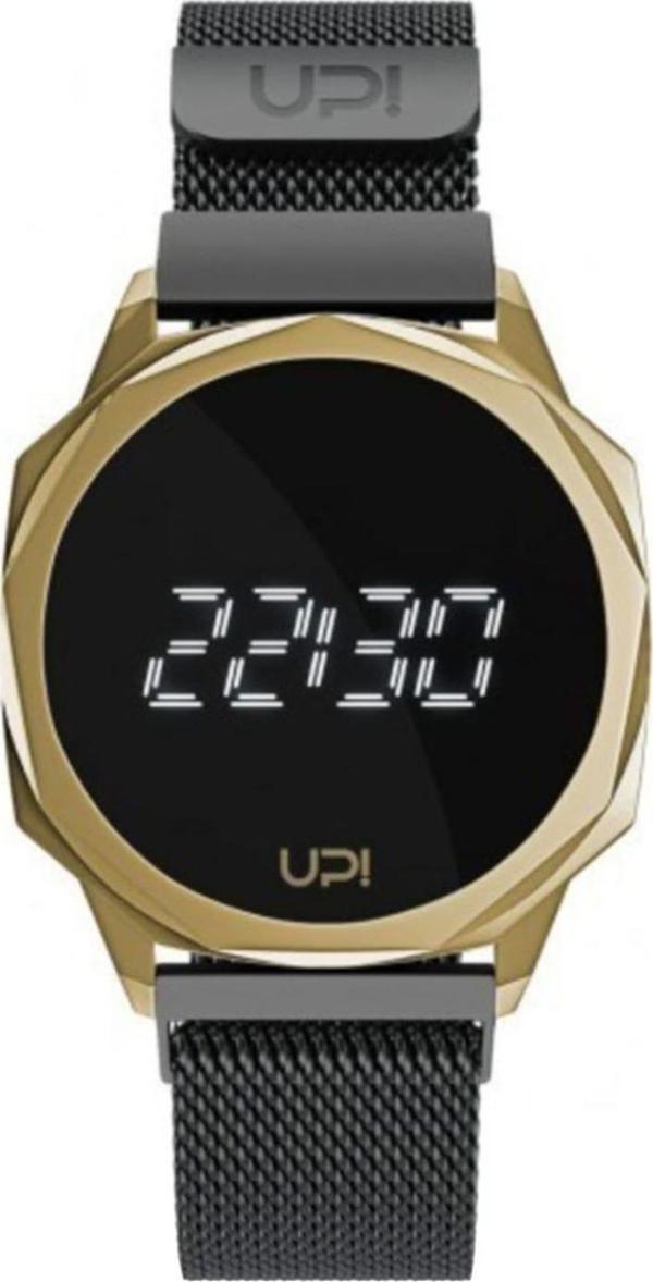 Up! Watch Unisex Kol Saati UPWATCH ICON GOLD BLACK LOOP BAND - Image 1
