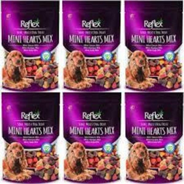 Yarı Yumuşak Ödül Maması Mini Kalp Mix - 150 Gr X 6 ( Adet ) - Image 1