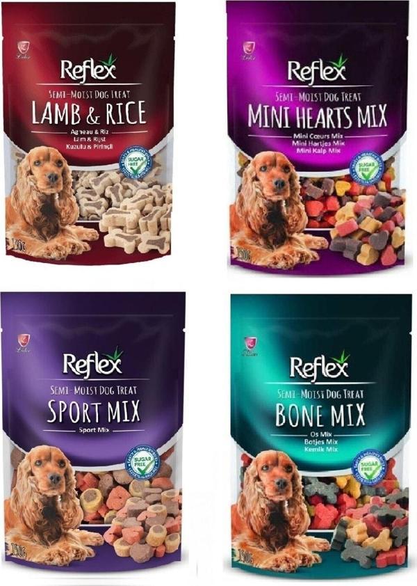 4 Çeşit Karma Yarı Yumuşak Köpek Ödül 150 Gr. X 4 Adet - Image 1