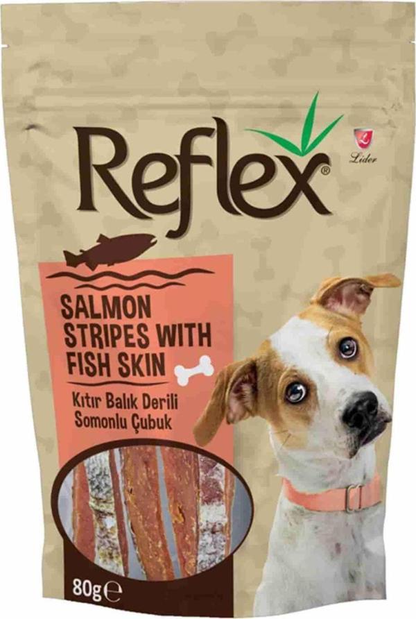 Reflex Balık Deri Sargılı Somon Etli Çubuk 80 Gr - Image 1