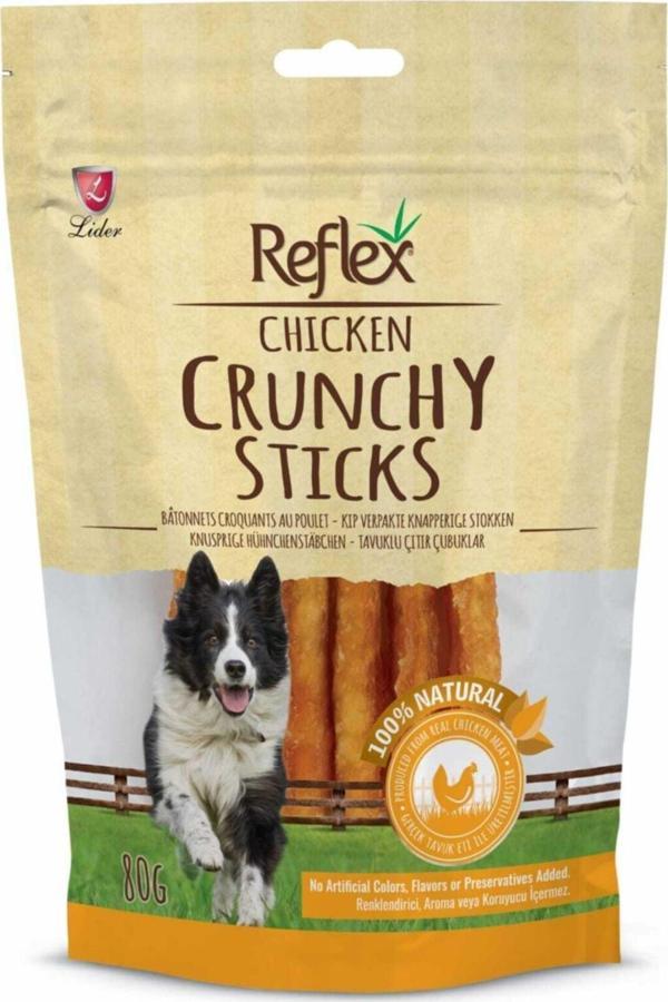 Reflex Chicken Crunchy Stıcks Tavuk Çıtır Çubukları 80Gr - Image 1