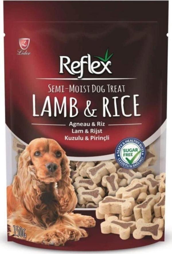 Reflex Kuzulu Ve Pirinçli Yarı Yumuşak Köpek Ödül Maması 150 Gr - Image 1