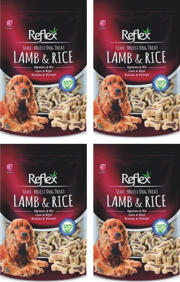 Reflex Kuzulu Ve Prinçli Semi Moist Köpek Ödül Maması 4X150Gram - Image 1