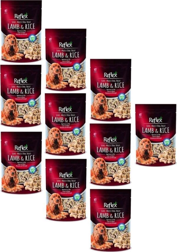 Reflex Semi Moist Kuzulu Ve Pirinçli Yumuşak Çiğnemelik Köpek Ödülü 150 Gr 10 Adet - Image 1
