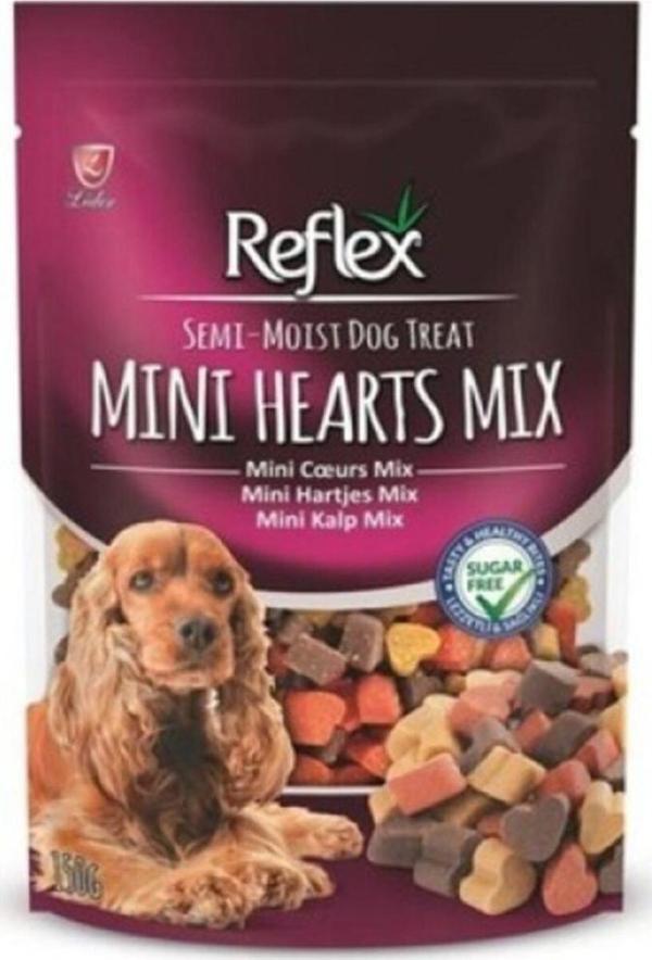 Reflex Semi Moist Mini Kalp Mix Köpek Ödül Maması 150 Gr - Image 1