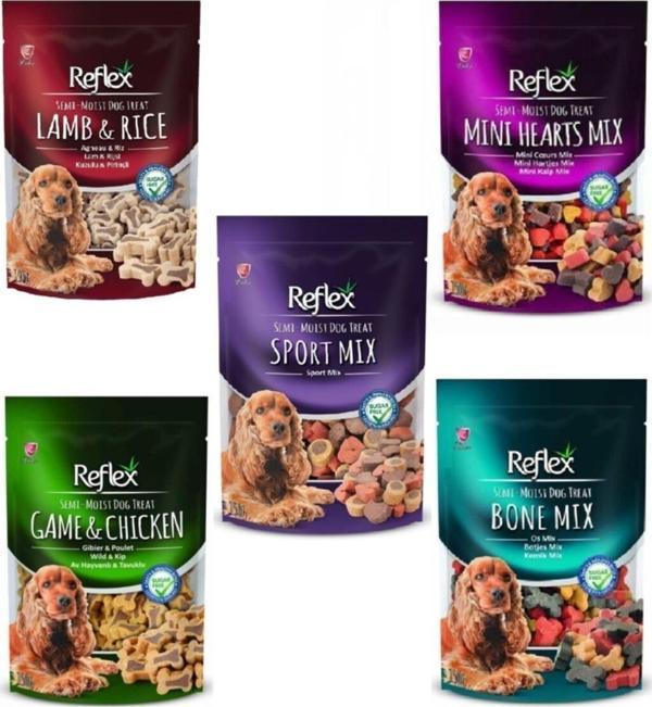 Reflex Semi-Moist Dog Treat Mix 5'Li Köpek Ödül Seti - Image 1