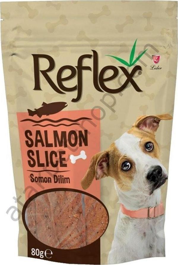 Reflex Somon Dilimli 80 Gr Köpek Ödülü - Image 1