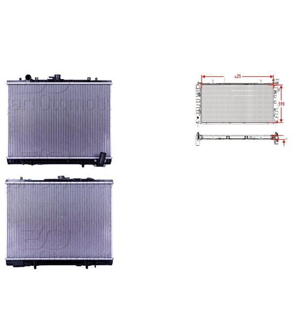 Mitsubishi L200 (K7_T, K6_T, K5_T) 2.5 TD 1996-2007 Su Radyatörü Brazing MT 425X598X26 - Image 1