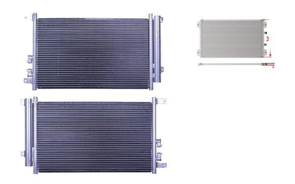 Alfa Romeo 147 1.9 JTD 2001 Sonrası Klima Radyatörü (560x331x16 mm) - Image 1