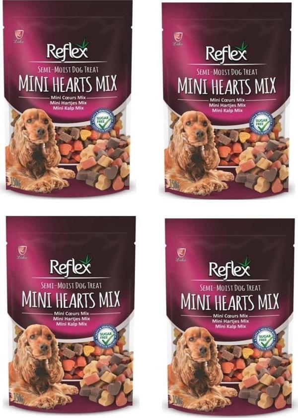 Yarı Yumuşak Kalp Mix Köpek Ödül 150 Gr. X 4 Adet - Image 1