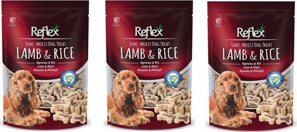 Yarı Yumuşak Kuzu Etli Ve Pirinçli Köpek Ödül 150 Gr. X 3 Adet - Image 1