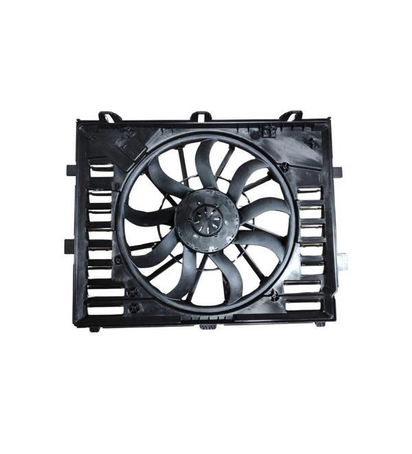 Volkswagen Touareg Porsche Cayenne 3.0 V6 TDI TSI 3.6 V6 FSI 2010 Sonrası Fan Motoru Seti 517 Mm 4 Fişli 600W 9 Kanat - Image 1