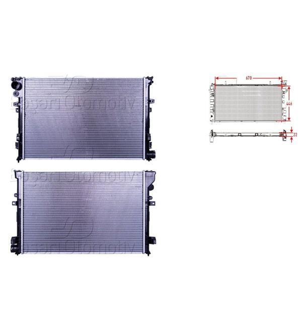 Fiat Scudo Su Radyatörü Brazing MT 670X446X22 Mm 95 Sonrası - Image 1