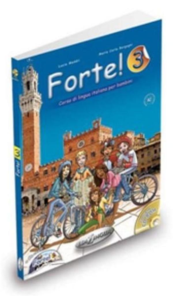 Forte 3 (Kitap+CDROM+CD) İtalyanca Orta-Alt Seviye 7-11 Yaş A2 - Nüans - Image 1