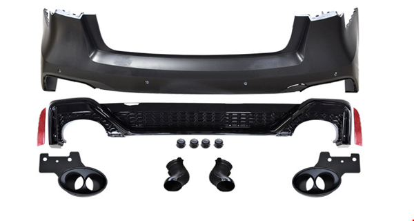 Audi Rs6 Avant Arka Tampon Seti (4 Sensörlü) 2020 Sonrası Uyumlu - Image 1