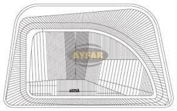 Renault Express 1994 ve Sonrası -SAĞ  Far Camı - Image 1