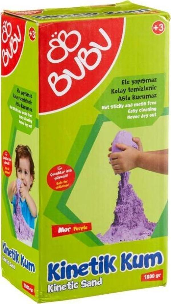 Bubu Kinetik Kum 1000 gr Mor KU0010 - Image 1