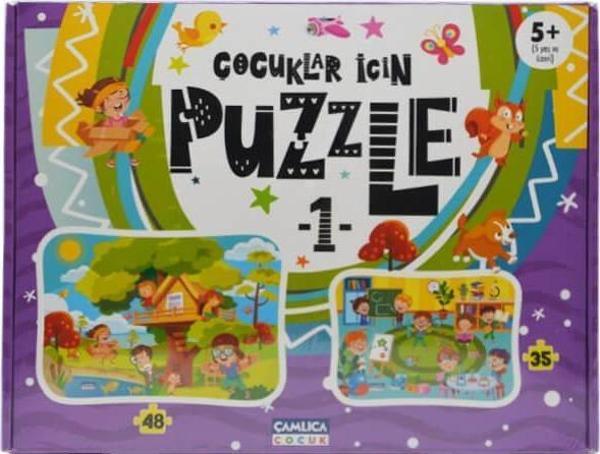 5 Yaş Çocuklar İçin Puzzle 1 Çamlıca Çocuk - Image 1